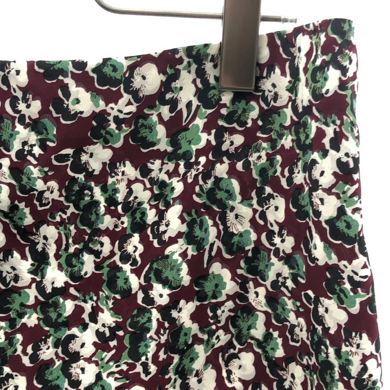MARNI / マルニ | silk 100％ / シルク 総柄 バックジップ スカート | 42 | レディース
