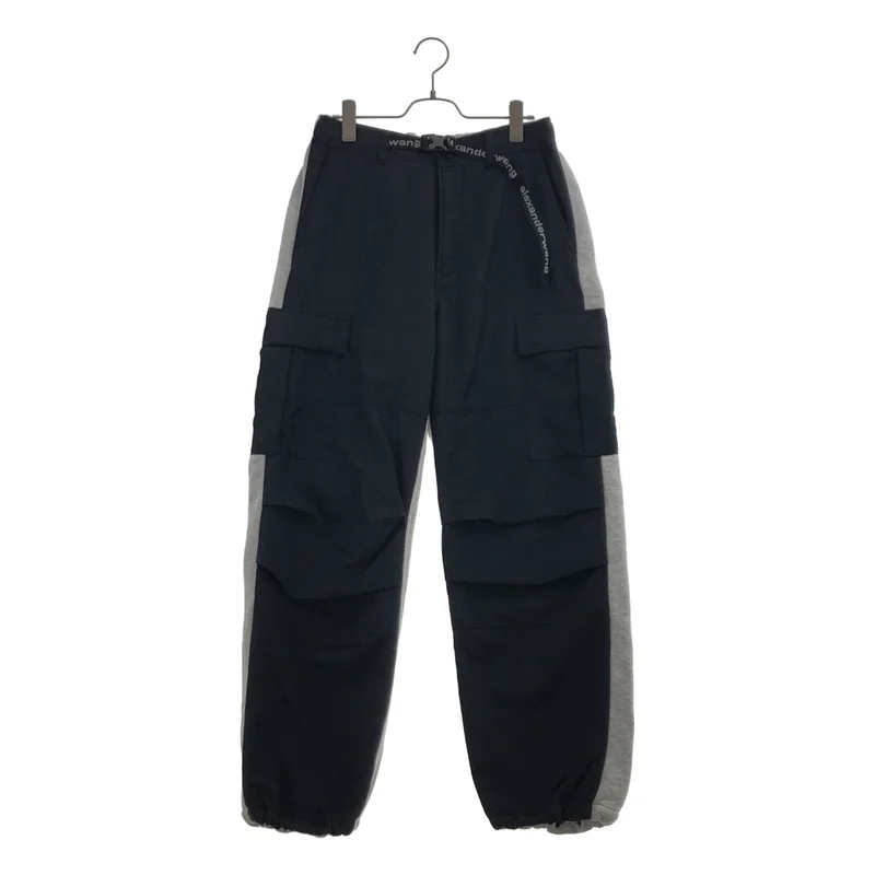 ALEXANDER WANG / アレキサンダーワン | HYBRID CARGO PANT / スウェット切り替え ハイブリット カーゴパンツ | XS | メンズ