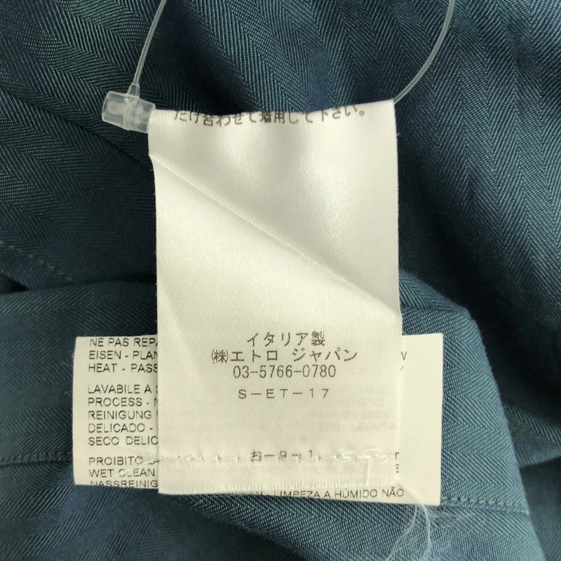 ETRO / エトロ | コットン フラワー刺しゅう バリモアカラーシャツ | 41 | メンズ