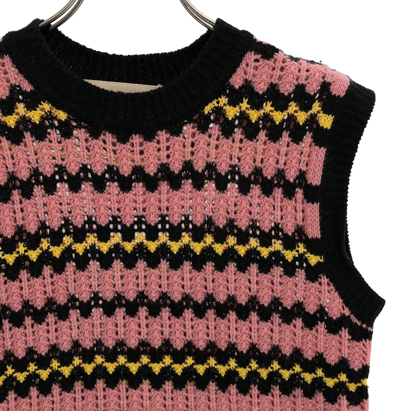 MARNI / マルニ | ボーダーニットベスト | 38 | レディース