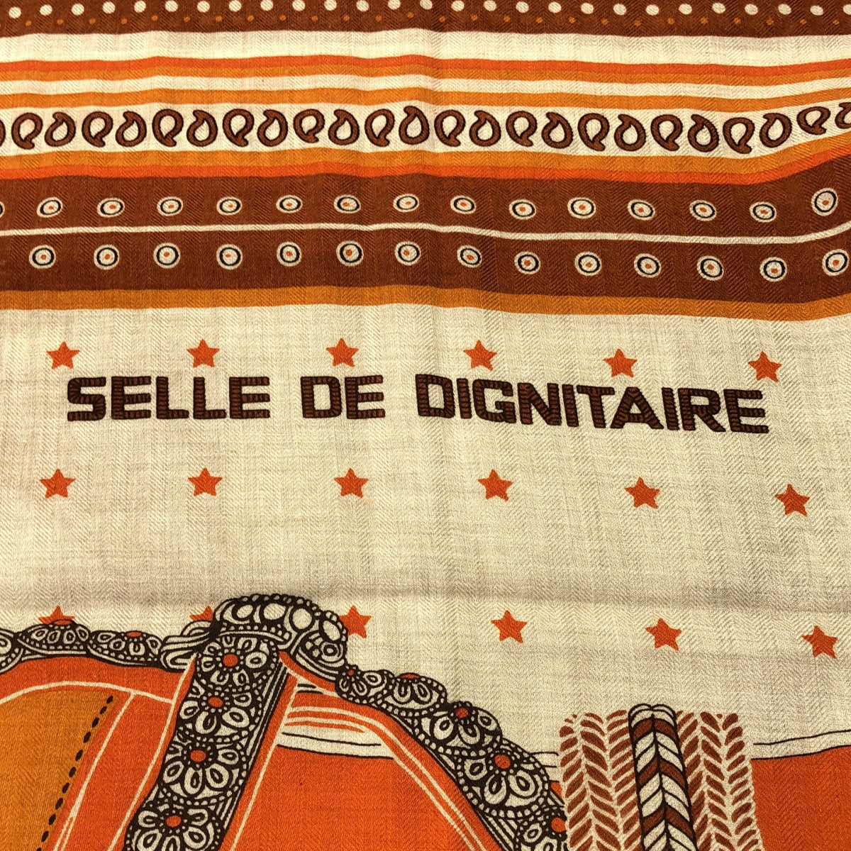 美品】 HERMES / エルメス | 140 Selle de Dignitaire Bandana 美品】 HERMES / エルメス | 140 Selle de Dignitaire Bandana