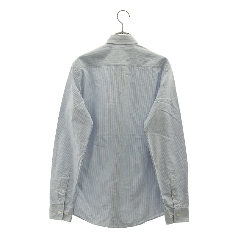 Maison Martin Margiela / メゾンマルタンマルジェラ | 2012SS | コットン ストライプ レギュラーカラー シャツ | 44 | メンズ