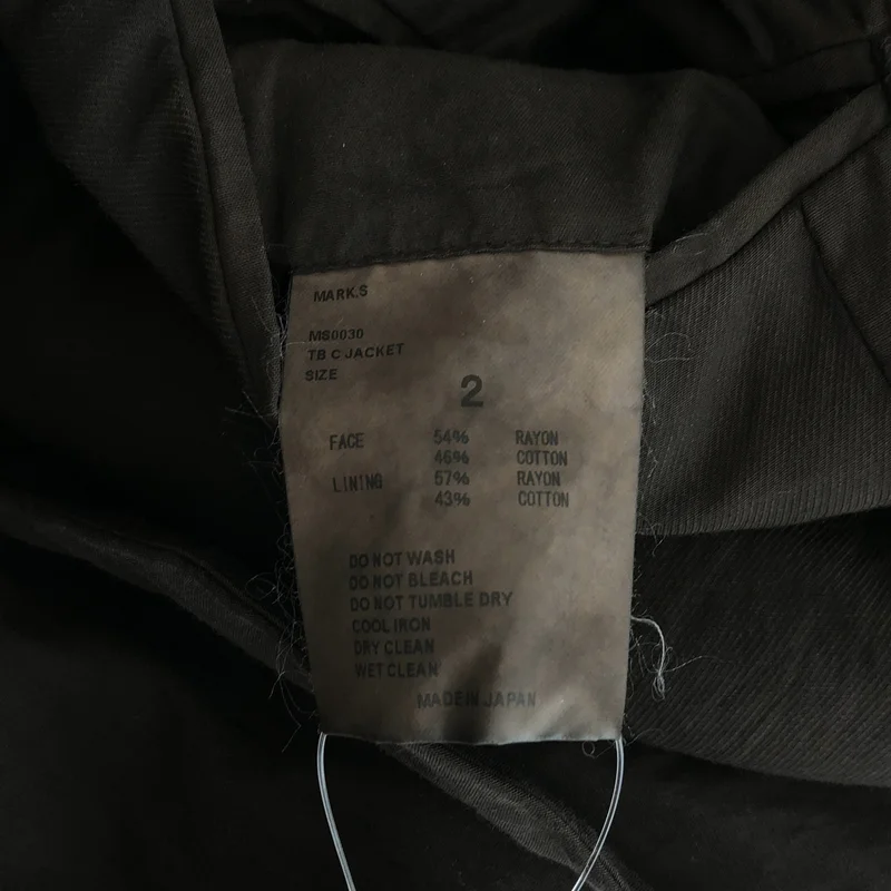 MARK.S / マークエス | TB C JACKET 泥染め 3B ジャケット | 2 | メンズ