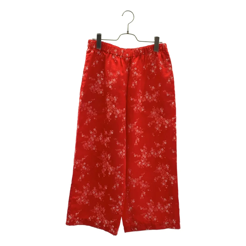 COMME des GARCONS COMME des GARCONS / コムコム | 2021SS | 製品加工 エンブロイダリー ドローストリング パンツ | S | レディース