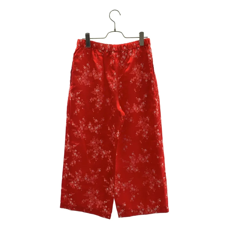 COMME des GARCONS COMME des GARCONS / コムコム | 2021SS | 製品加工 エンブロイダリー ドローストリング パンツ | S | レディース
