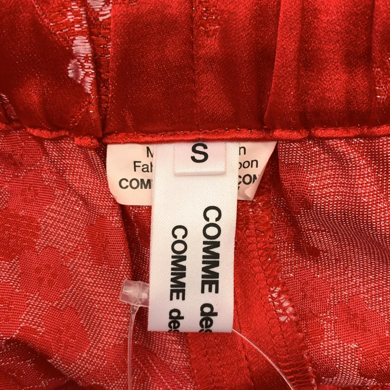COMME des GARCONS COMME des GARCONS / コムコム | 2021SS | 製品加工 エンブロイダリー ドローストリング パンツ | S | レディース