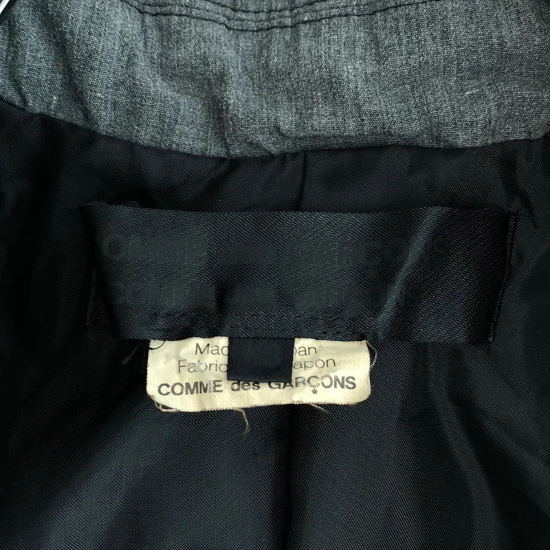 COMME des GARCONS / コムデギャルソン | 2010SS | シワ加工 異素材切替 レイヤードジャケット | XS | レディース