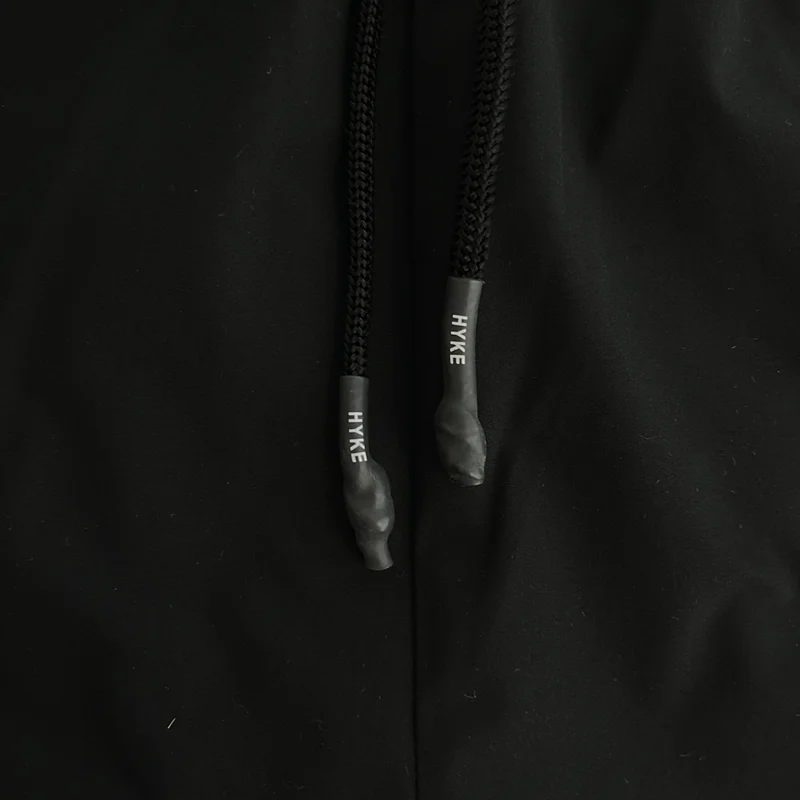 HYKE / ハイク | 2022SS | SOLOTEX STRETCH EASY PANTS / ロゴドローストリング イージーパンツ | 2 | レディース