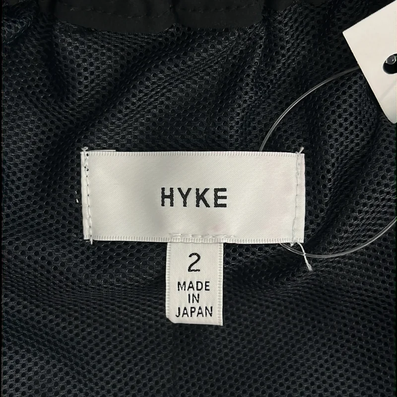 HYKE / ハイク | 2022SS | SOLOTEX STRETCH EASY PANTS / ロゴドローストリング イージーパンツ | 2 | レディース