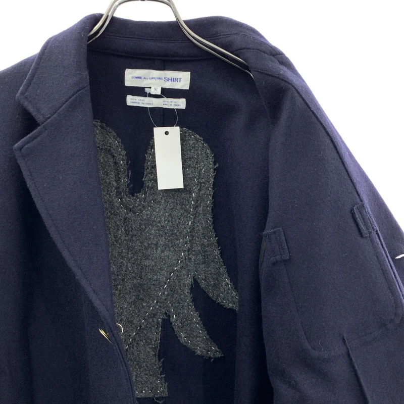 COMME des GARCONS SHIRT / コムデギャルソンシャツ | 2003AW | ウール ドラゴンパッチ 3B ジャケット | M | メンズ