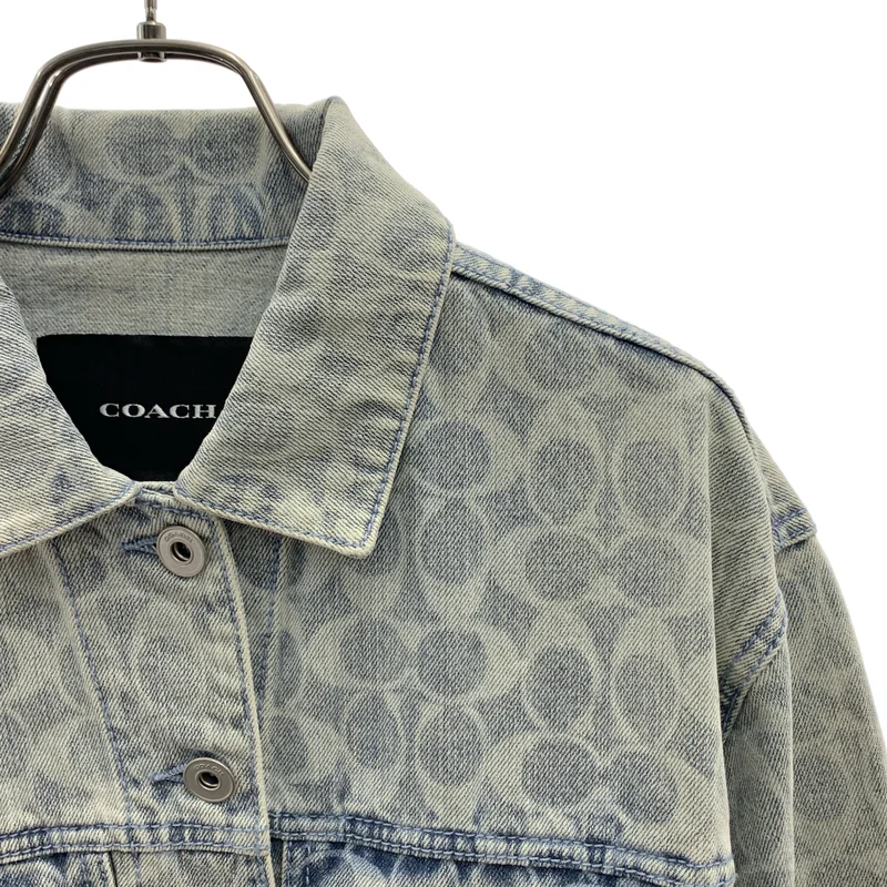 COACH / コーチ | シグネチャーロゴ デニムジャケット | S | レディース