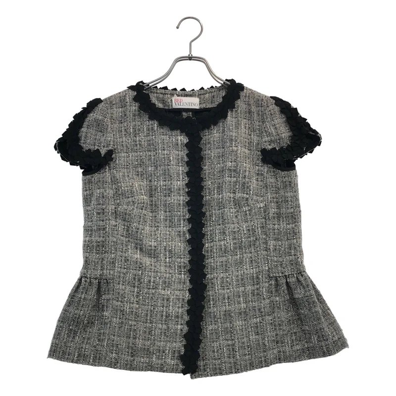 RED VALENTINO / レッドヴァレンティノ | テープリボン ジャケット ER32321-VOA249R | 40 | レディース