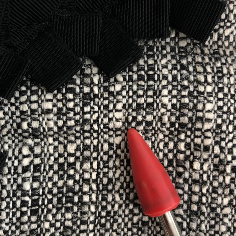 RED VALENTINO / レッドヴァレンティノ | テープリボン ジャケット ER32321-VOA249R | 40 | レディース
