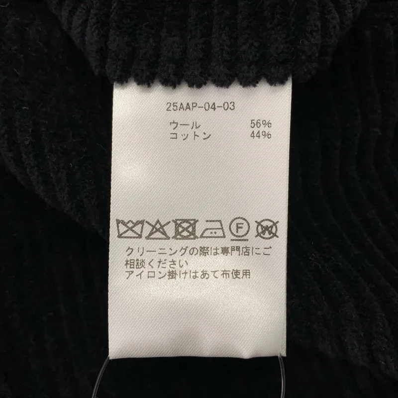 A.PRESSE / アプレッセ | Wool Corduroy Wide Tapered Trousers / コーデュロイ 2タック パンツ | 3 | メンズ