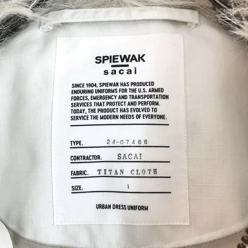 sacai / サカイ | × SPIEWAK コート 24-07466 | 1 | レディース
