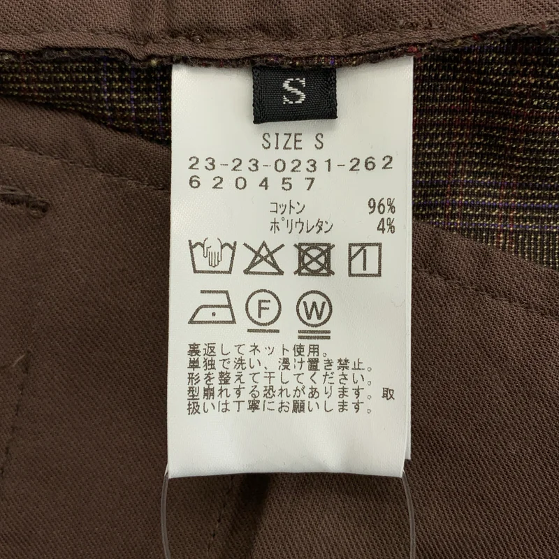 IG BEAMS / インターナショナルギャラリービームス | International Gallery / コットンポリウレタン セミワイドパンツ | S | メンズ