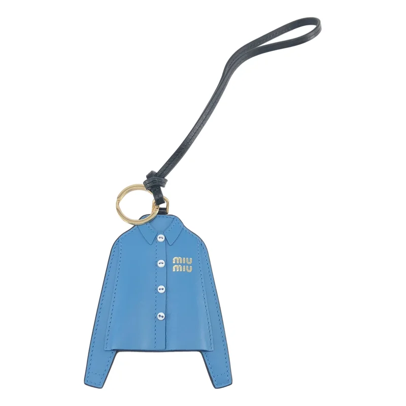 miu miu / ミュウミュウ | シャツモチーフ トリックレザー キーリング |
