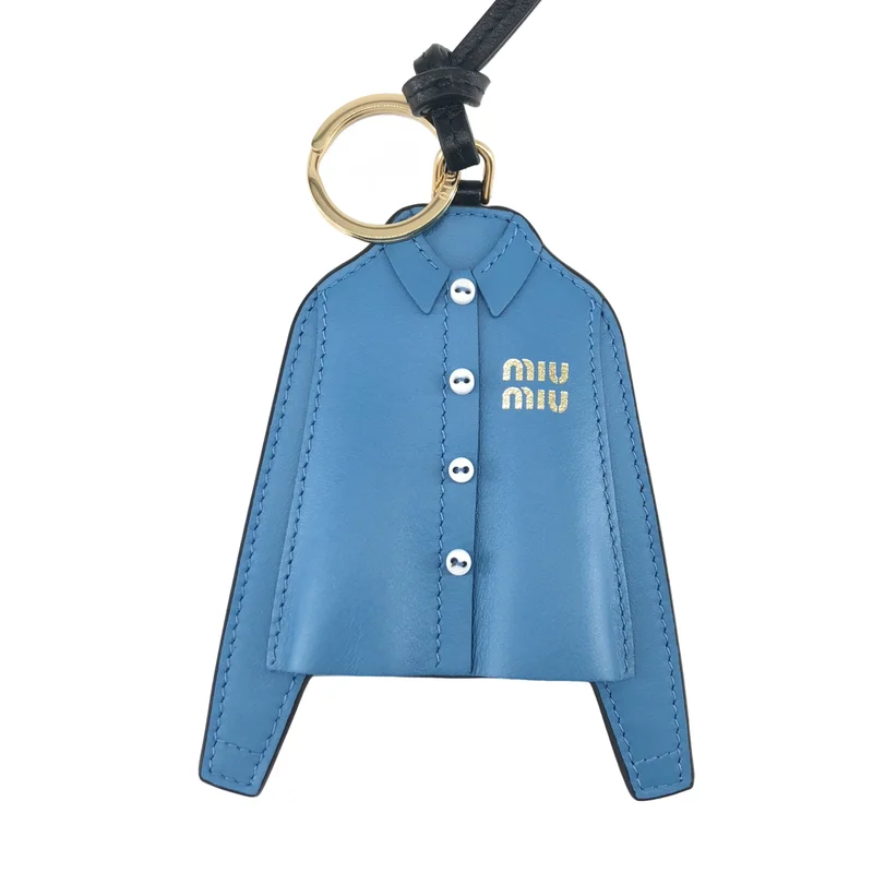miu miu / ミュウミュウ | シャツモチーフ トリックレザー キーリング |