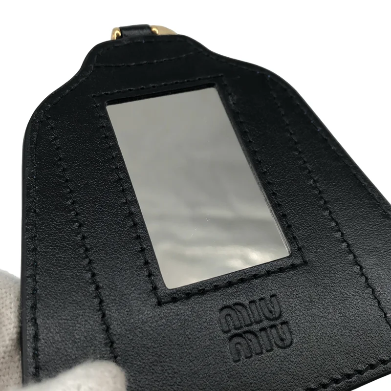 miu miu / ミュウミュウ | シャツモチーフ トリックレザー キーリング |