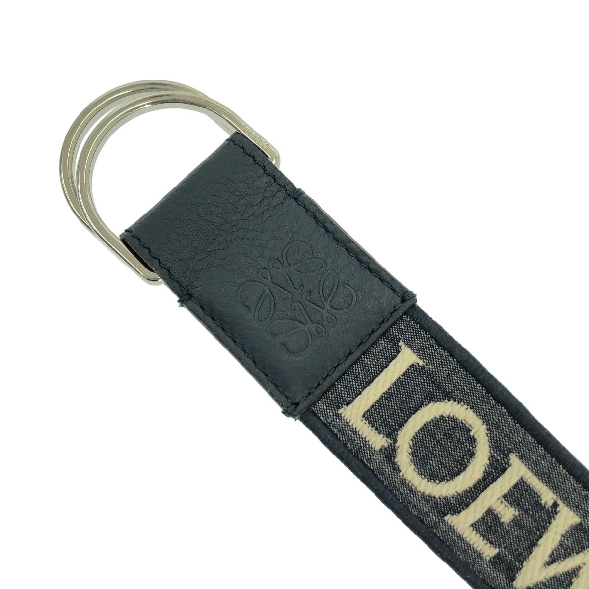 美品】 LOEWE / ロエベ | アナグラム ジャガード ベルト / ユニ