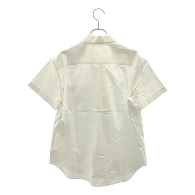tao COMME des GARCONS / タオコムデギャルソン | 2023SS | 綿ブロード 丸衿 半袖ブラウス | L | レディース