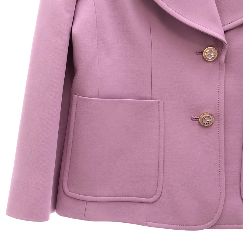 GUCCI / グッチ | セットアップ / GGボタン テーラードジャケット / スカート 623766 | 38 | レディース