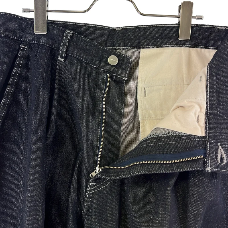 Graphpaper / グラフペーパー | Colorfast Denim Two Tuck Pants / デニムパンツ | 1 | メンズ