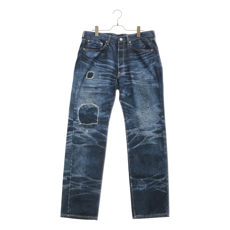 eye JUNYA WATANABE COMME des GARCONS MAN / アイジュンヤワタナベ マン | 2026SS | × New Manual / Wネーム 転写デニムプリントパンツ | M | メンズ