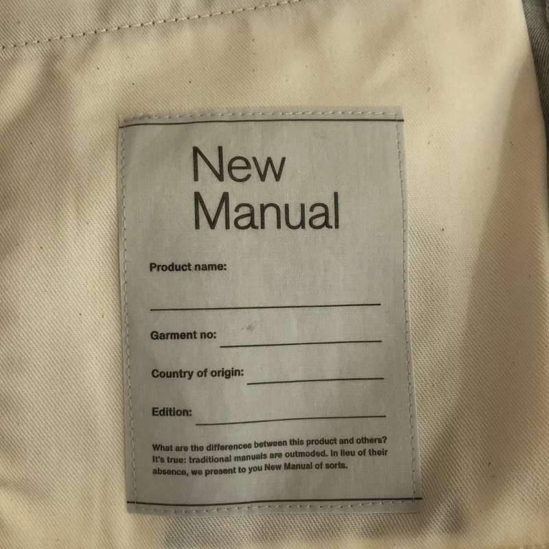 eye JUNYA WATANABE COMME des GARCONS MAN / アイジュンヤワタナベ マン | 2026SS | × New Manual / Wネーム 転写デニムプリントパンツ | M | メンズ