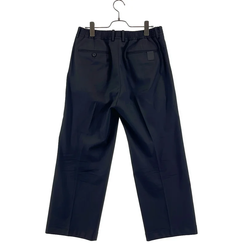 N.HOOLYWOOD / エヌハリウッド | 2022SS | WIDE TAPERED EASY SLACKS / ウール ワイドテーパード イージースラックス | 38 | メンズ