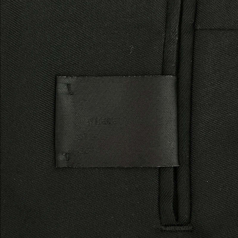 N.HOOLYWOOD / エヌハリウッド | 2022SS | WIDE TAPERED EASY SLACKS / ウール ワイドテーパード イージースラックス | 38 | メンズ