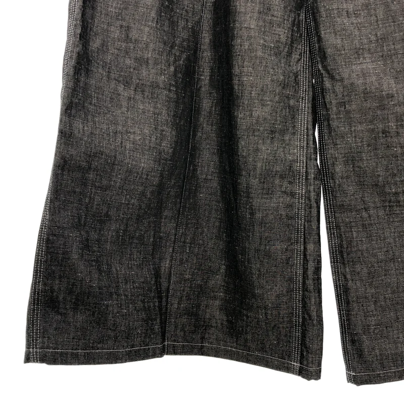 HYKE / ハイク | 2024SS | シャンブレー ベルテッド ワイドパンツ | 2 | レディース