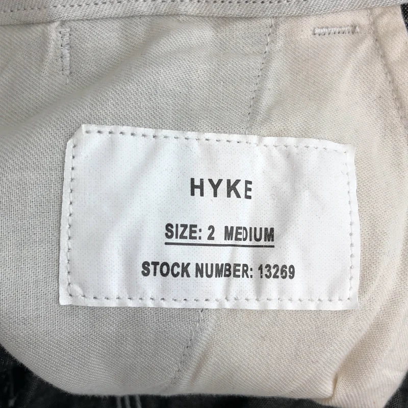HYKE / ハイク | 2024SS | シャンブレー ベルテッド ワイドパンツ | 2 | レディース