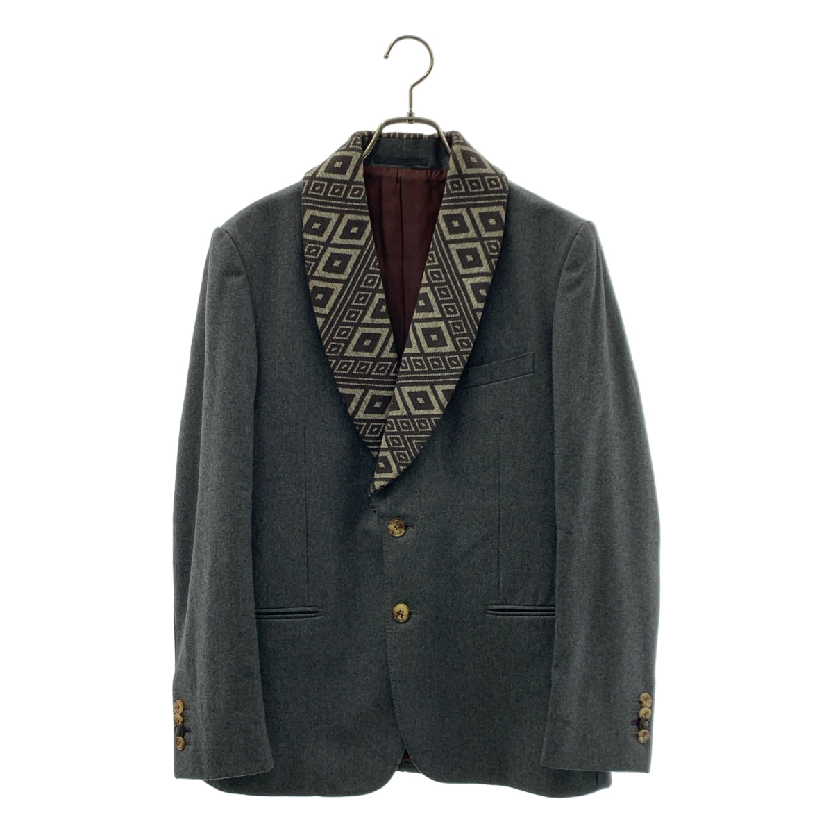 美品】 Paul Smith / ポールスミス | ウール カシミヤ 入子菱ショール