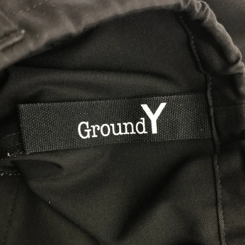 Ground Y / グラウンドワイ | ウールギャバジン ドローコード ワイドパンツ | 3 | メンズ