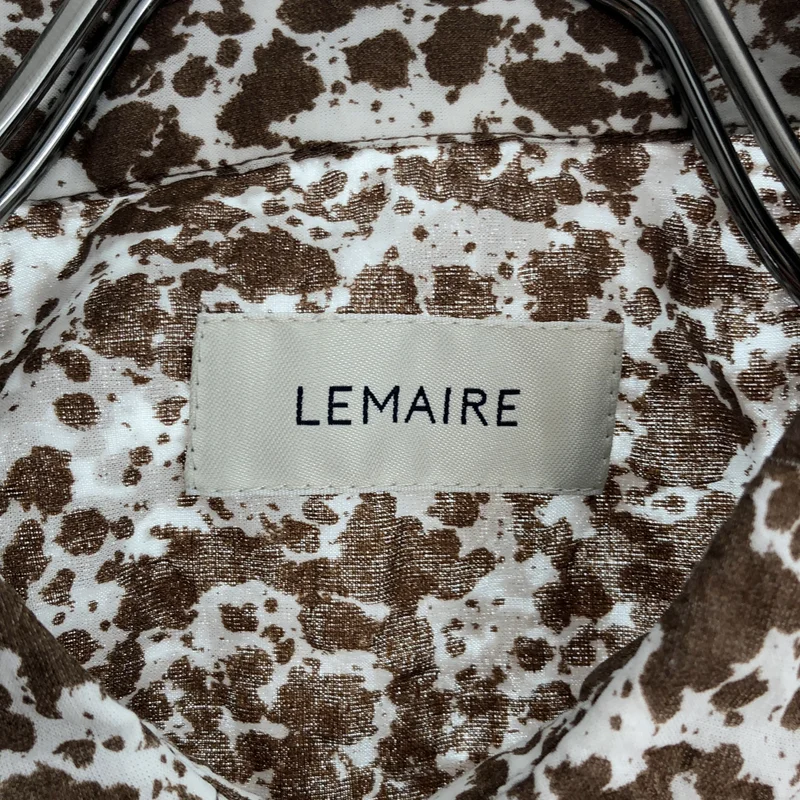 LEMAIRE / ルメール | 総柄プリント レギュラーカラーシャツ | 52 | メンズ