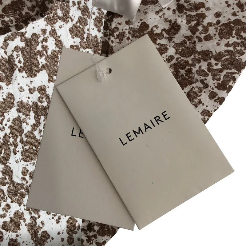 LEMAIRE / ルメール | 総柄プリント レギュラーカラーシャツ | 52 | メンズ