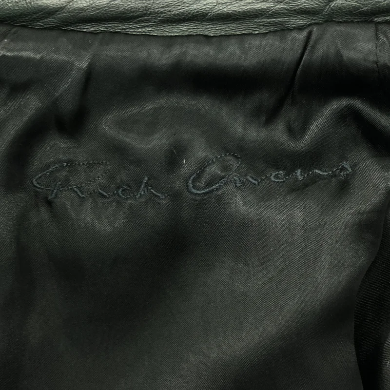 Rick Owens / リックオウエンス | 2013AW | ラムレザー 袖切り替え ダブルライダースジャケット | 40 | レディース