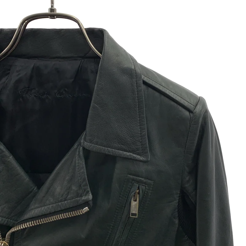 Rick Owens / リックオウエンス | 2013AW | ラムレザー 袖切り替え ダブルライダースジャケット | 40 | レディース