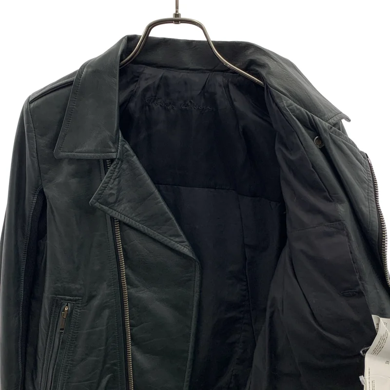 Rick Owens / リックオウエンス | 2013AW | ラムレザー 袖切り替え ダブルライダースジャケット | 40 | レディース