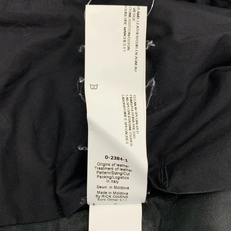 Rick Owens / リックオウエンス | 2013AW | ラムレザー 袖切り替え ダブルライダースジャケット | 40 | レディース