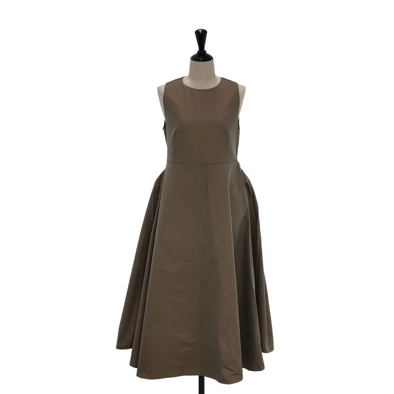 madder madder / マダマダ | curtain dress コットン ノースリーブワンピース |