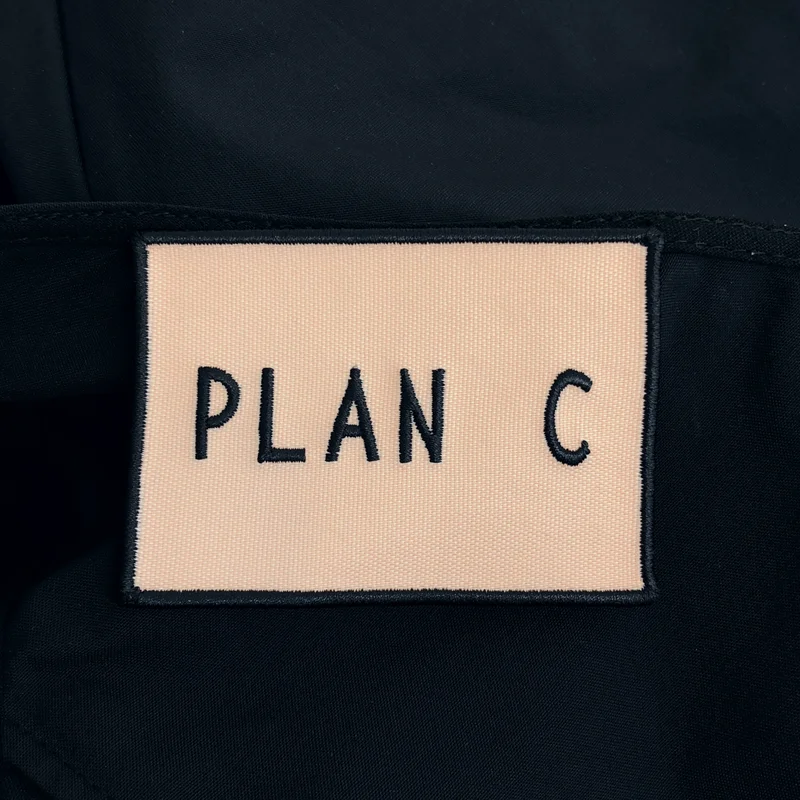 Plan C / プランシー | タフタリボン ノースリーブ フレアワンピース | 36 | レディース