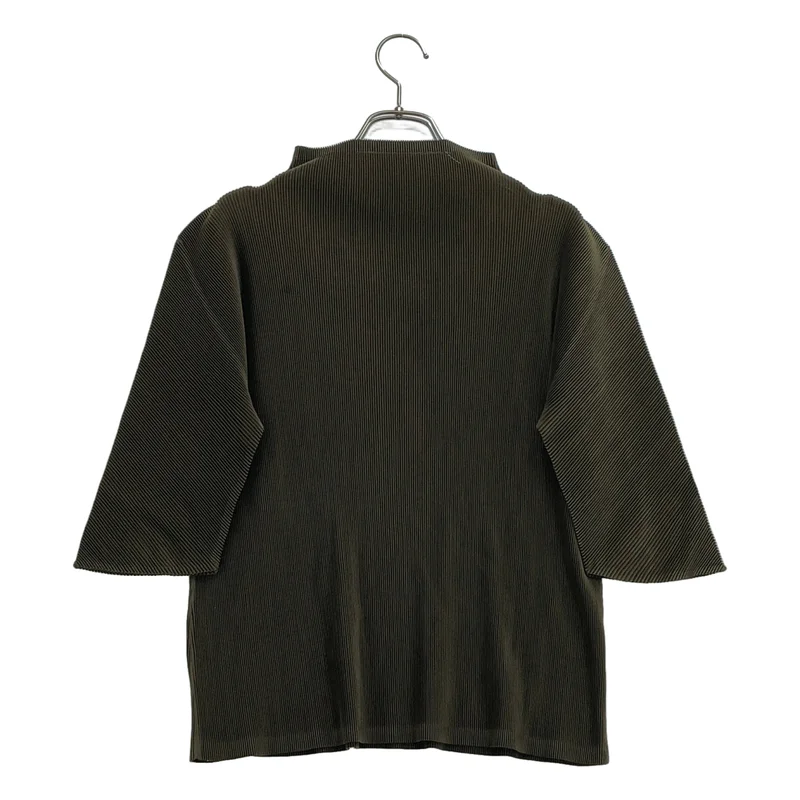 PLEATS PLEASE ISSEY MIYAKE / プリーツプリーズイッセイミヤケ | プリーツ モックネック ハーフスリーブカットソー | 3 | レディース