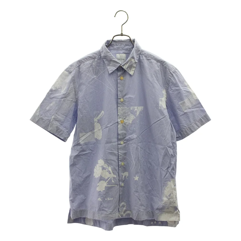 Paul Smith / ポールスミス | ストライプ プリント シャツ | MEDIUM | メンズ