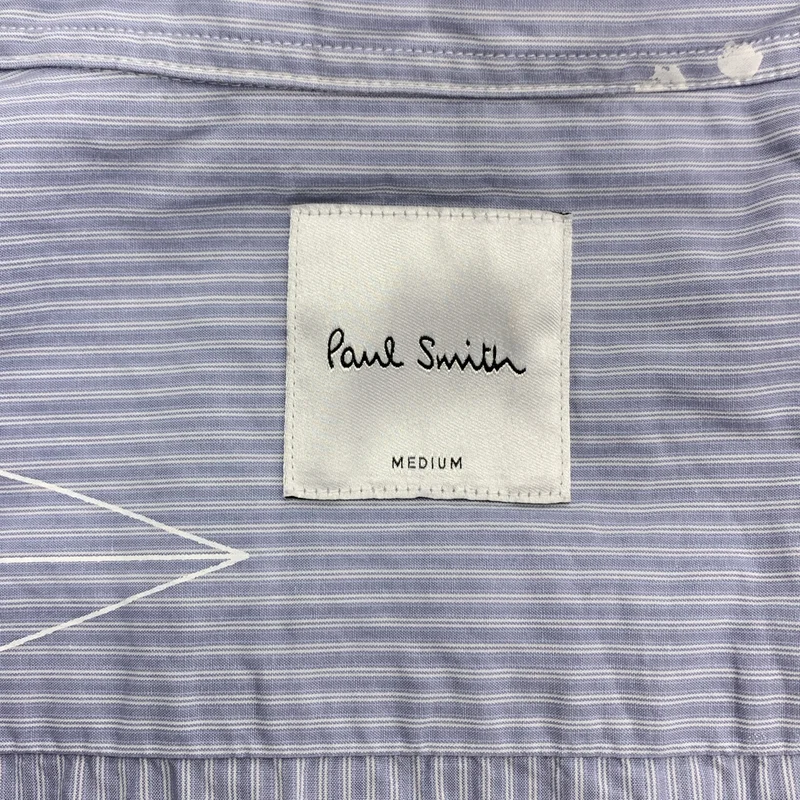 Paul Smith / ポールスミス | ストライプ プリント シャツ | MEDIUM | メンズ