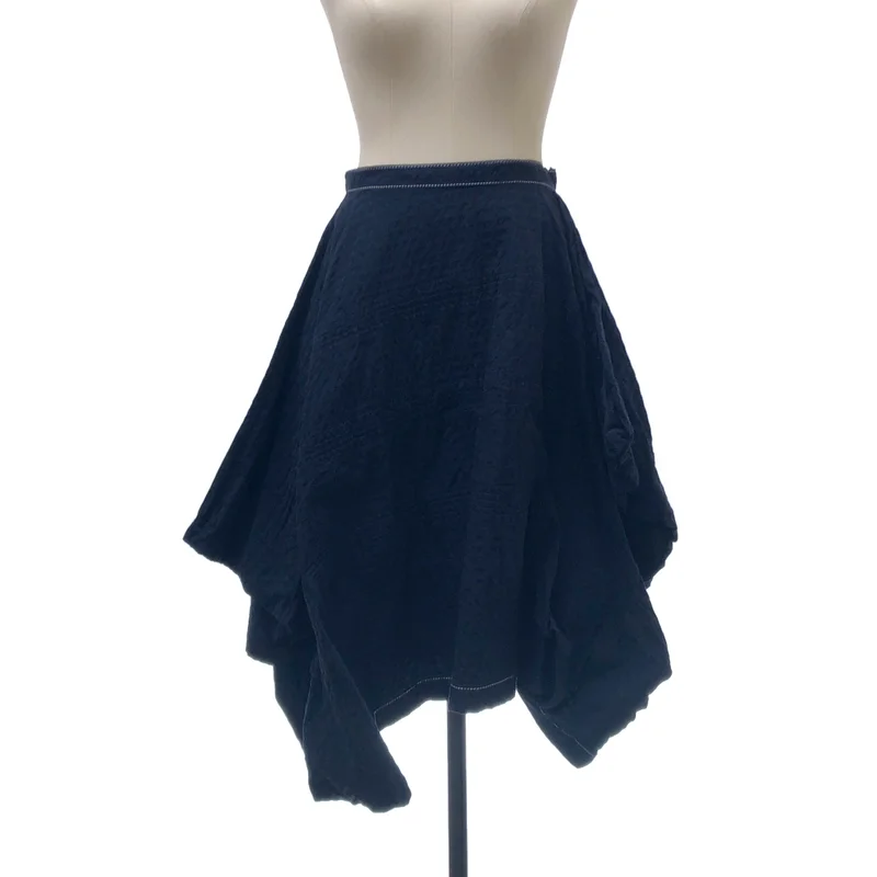 tricot COMME des GARCONS / トリココムデギャルソン | 2011SS | 製品加工 変形 オーバーシルエット サイドジップ スカート | M | レディース