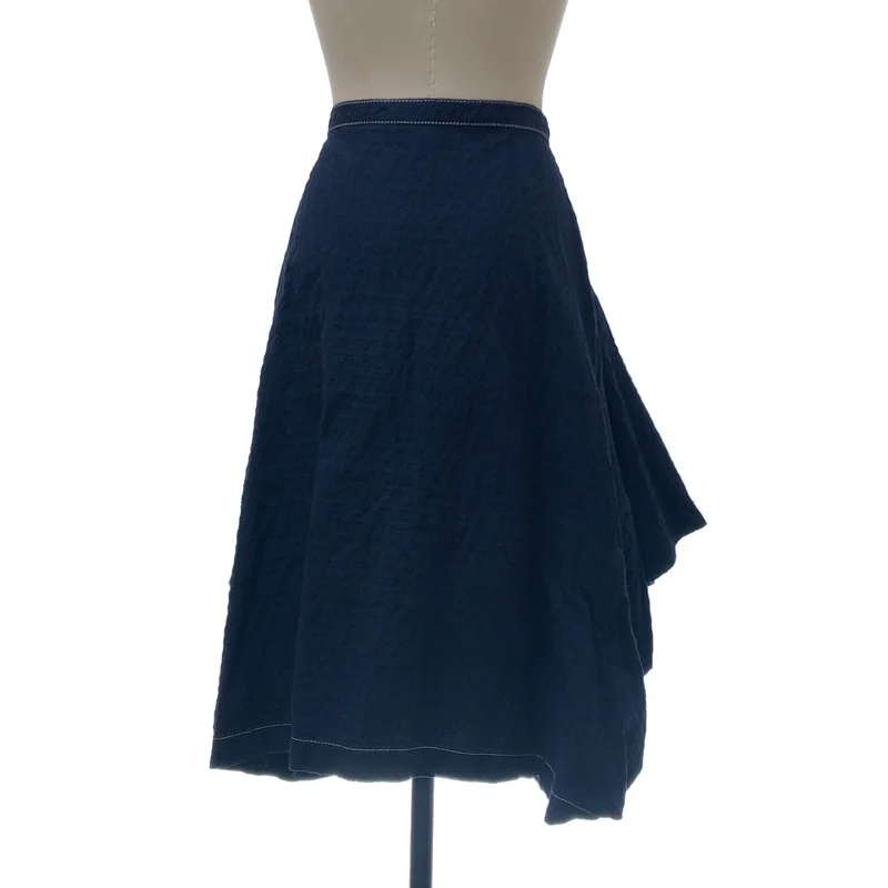 tricot COMME des GARCONS / トリココムデギャルソン | 2011SS | 製品加工 変形 オーバーシルエット サイドジップ スカート | M | レディース