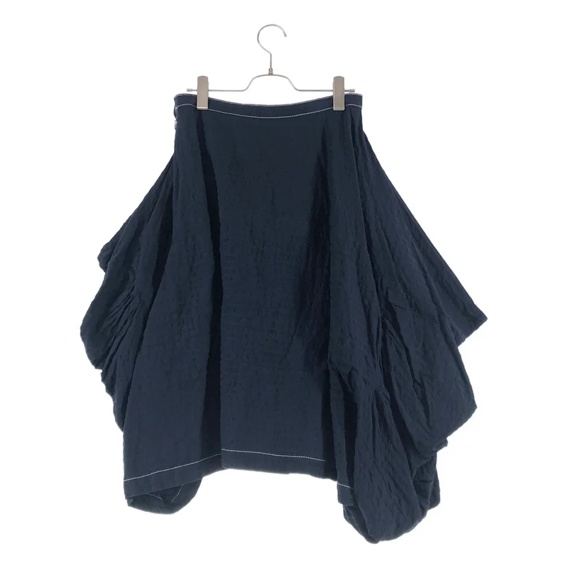 tricot COMME des GARCONS / トリココムデギャルソン | 2011SS | 製品加工 変形 オーバーシルエット サイドジップ スカート | M | レディース