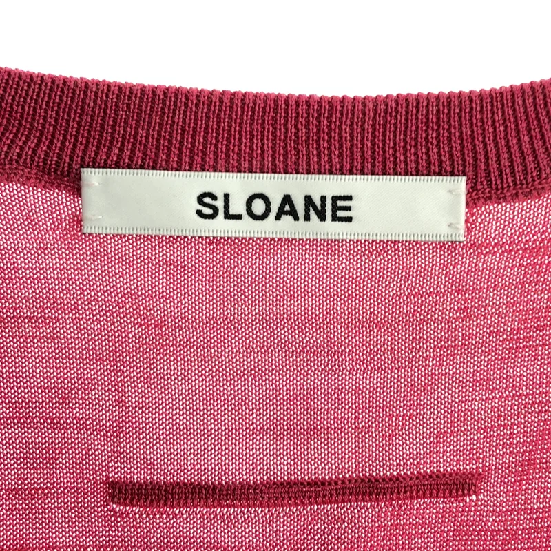 SLOANE / スローン | シルク Vネックニット | 2 | レディース
